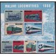 MALAWI 1968 SERIE COMPLETA DE ESTAMPILLAS NUEVAS MINT + HOJA BLOQUE DE TRENES 20 €